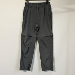 White Sierra Outdoor Gray Pants Convertible Zip Off Hiking Camping